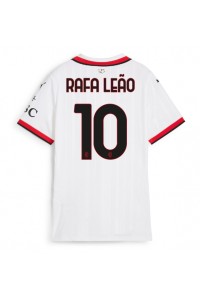 AC Milan Rafael Leao #10 Fotballdrakt Borte Klær Dame 2024-25 Korte ermer